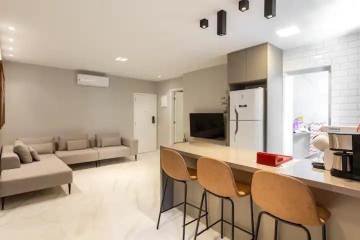 Estudio Aconchegante Frontal Praia Barra - 2 Suites 리오데자네이루 외부 사진
