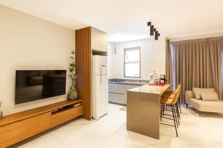 Estudio Aconchegante Frontal Praia Barra - 2 Suites 리오데자네이루 외부 사진