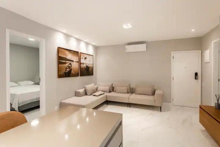 Estudio Aconchegante Frontal Praia Barra - 2 Suites 리오데자네이루 외부 사진