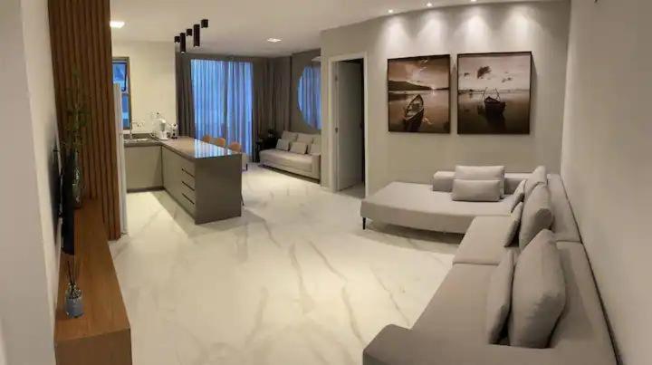Estudio Aconchegante Frontal Praia Barra - 2 Suites 리오데자네이루 외부 사진