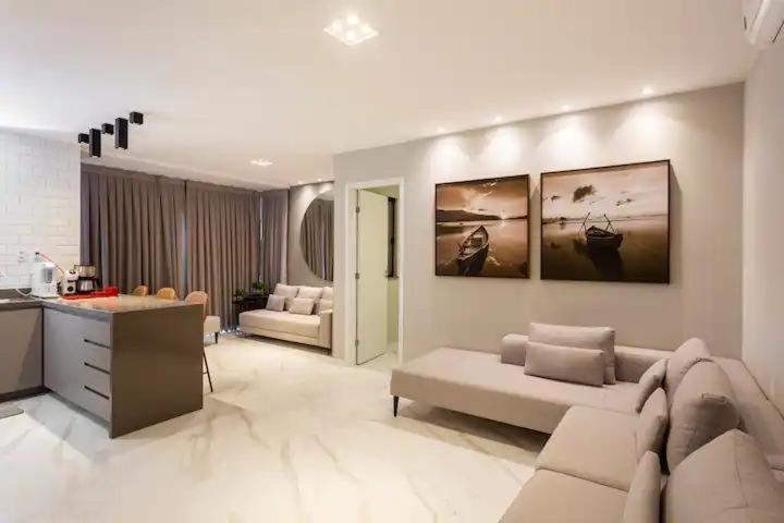 Estudio Aconchegante Frontal Praia Barra - 2 Suites 리오데자네이루 외부 사진