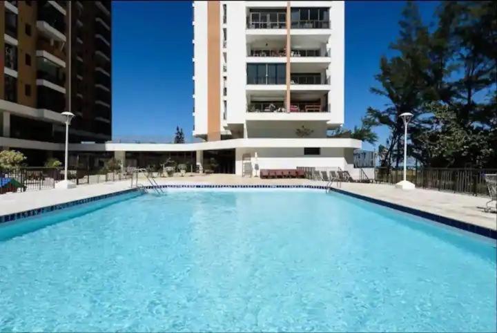 Estudio Aconchegante Frontal Praia Barra - 2 Suites 리오데자네이루 외부 사진