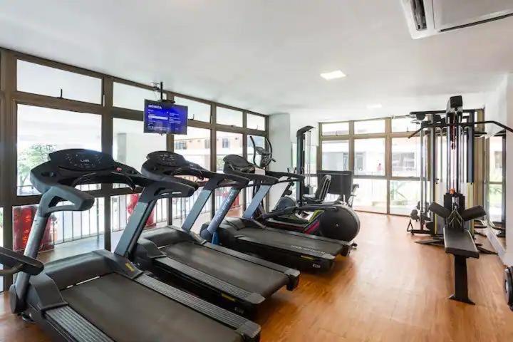 Estudio Aconchegante Frontal Praia Barra - 2 Suites 리오데자네이루 외부 사진